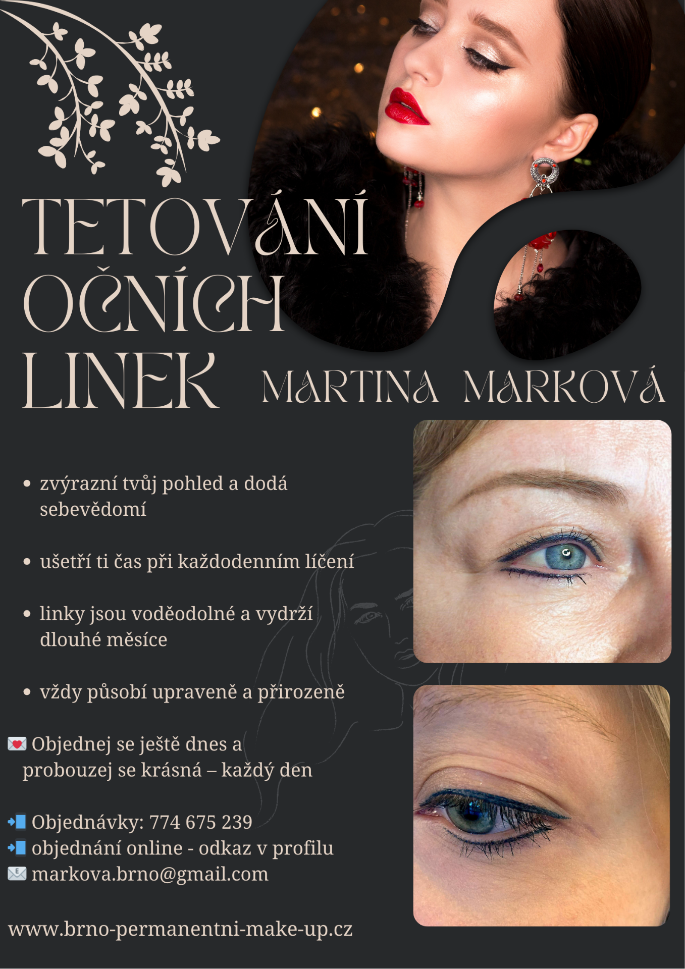 tetování očních linek Brno